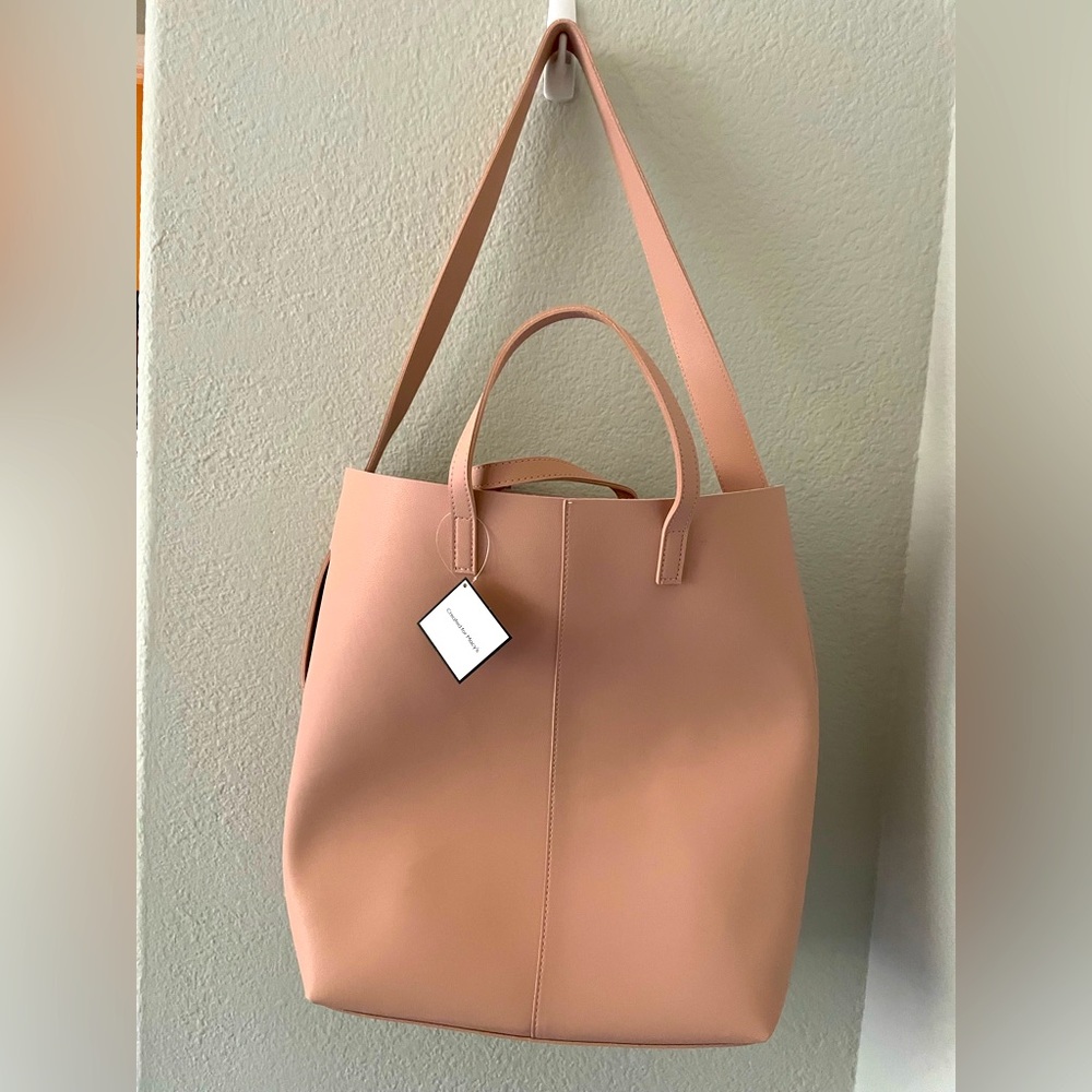 Macy’s Faux Leather Tote Bag